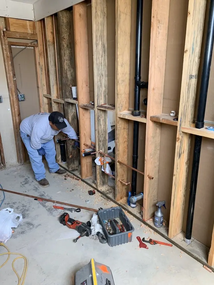 Commercial rough-in plumbing for Commercial Plumbing in Clemson